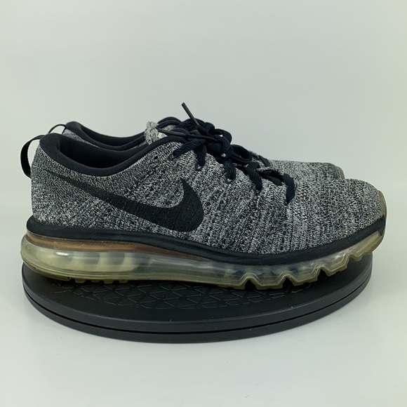 Nike Flyknit Air Max ‘Oreo’ Athletic Running Shoes 620469-105 Men’s Size 8.5 - Picture 5 of 13